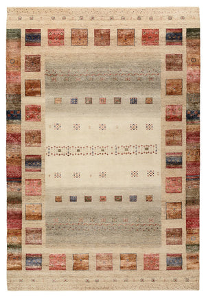 Gabbeh-tæppe - Loribaft Indus - 302 x 205 cm - flerfarvet