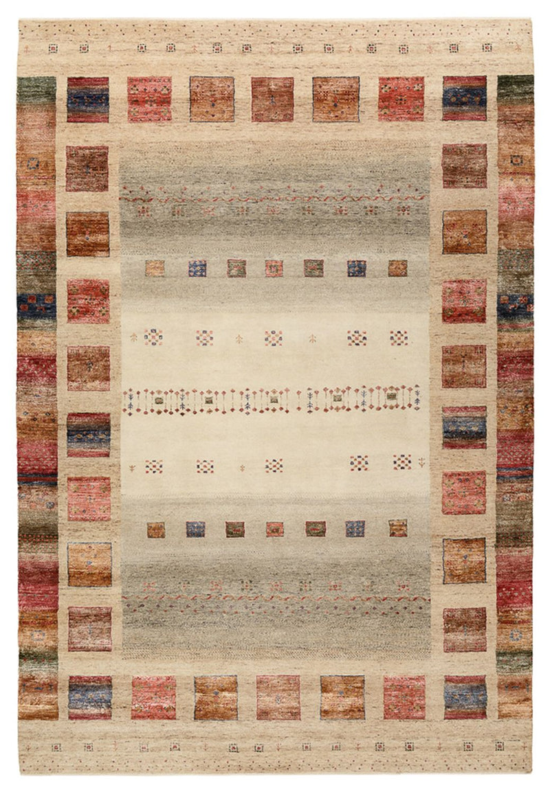 Gabbeh-tæppe - Loribaft Indus - 302 x 205 cm - flerfarvet