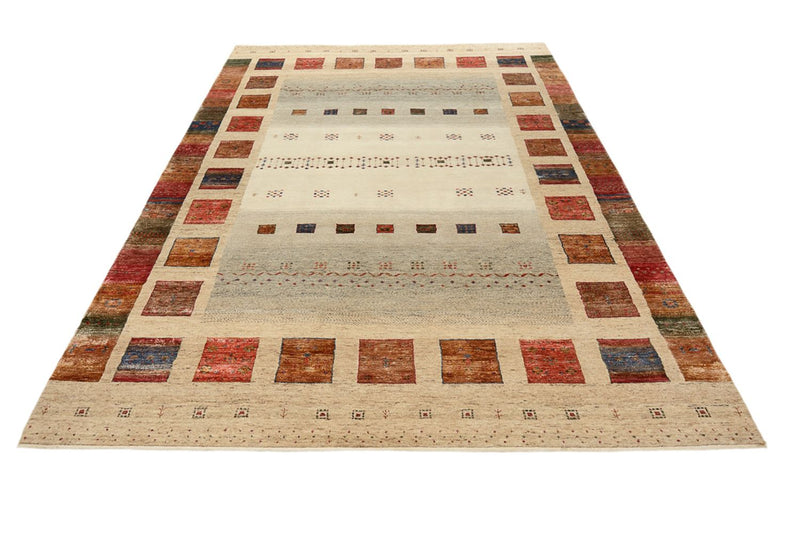 Gabbeh-tæppe - Loribaft Indus - 302 x 205 cm - flerfarvet