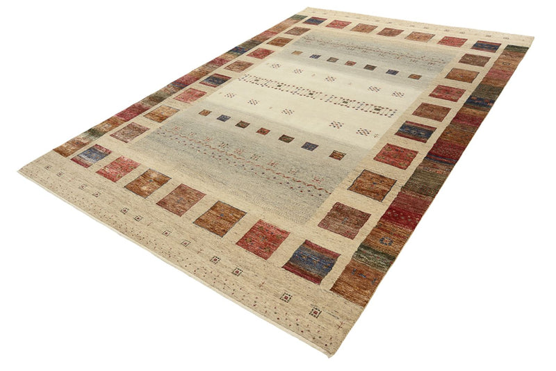 Gabbeh-tæppe - Loribaft Indus - 302 x 205 cm - flerfarvet