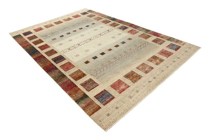 Gabbeh-tæppe - Loribaft Indus - 302 x 205 cm - flerfarvet