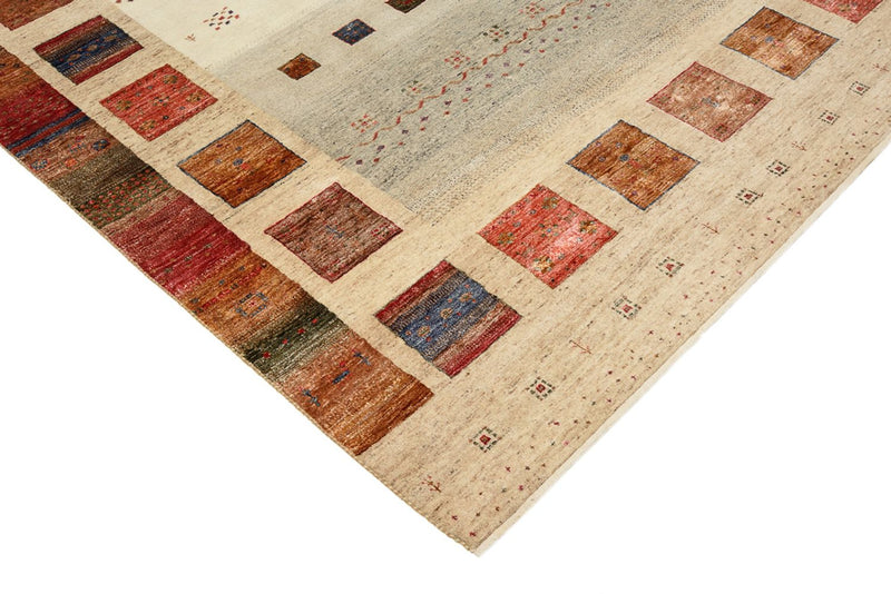 Gabbeh-tæppe - Loribaft Indus - 302 x 205 cm - flerfarvet