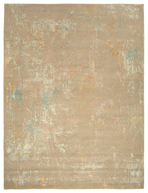 Designer tæppe - 373 x 278 cm - kamel