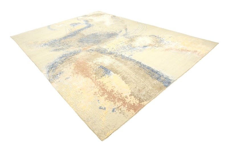 Designer tæppe - 372 x 281 cm - lys beige