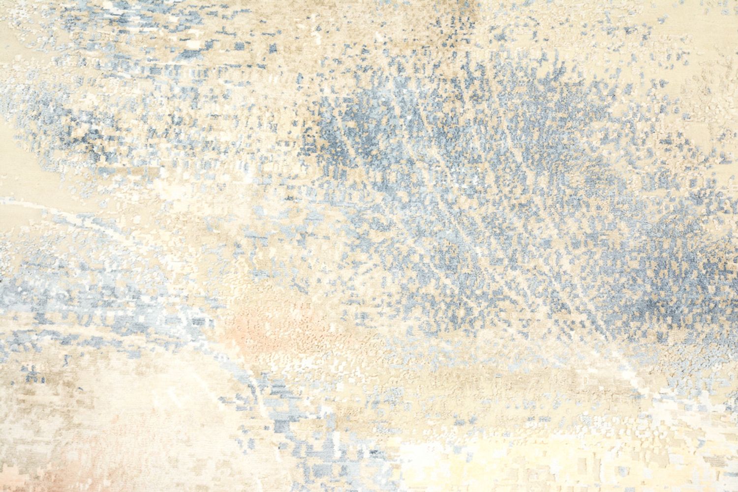 Designer tæppe - 372 x 281 cm - lys beige