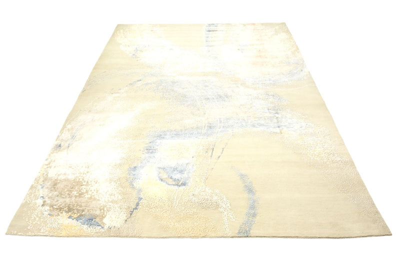 Designer tæppe - 372 x 281 cm - lys beige