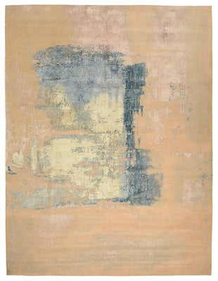 Designer tæppe - 366 x 281 cm - lys beige