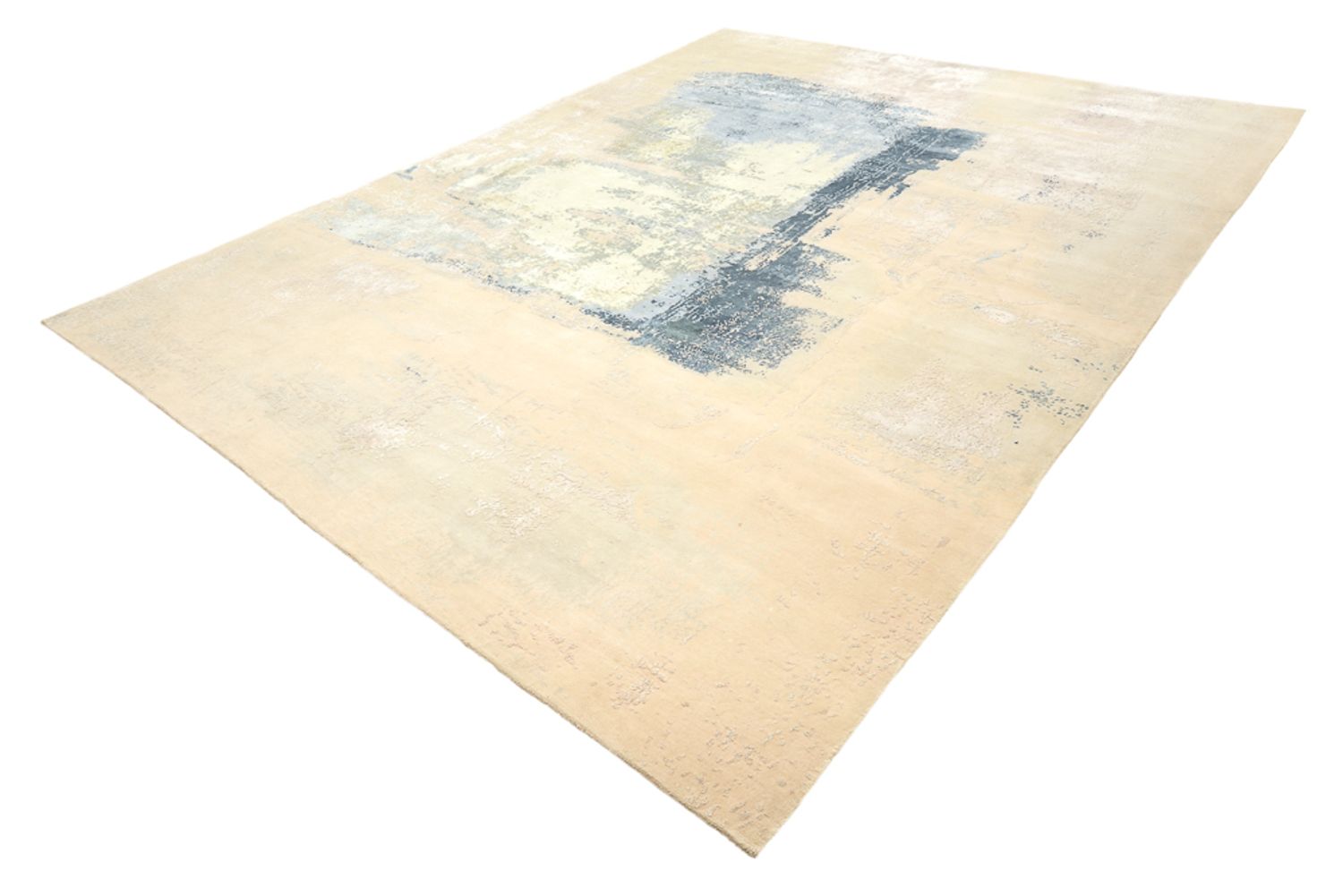 Designer tæppe - 366 x 281 cm - lys beige