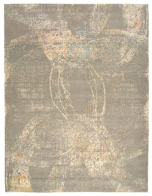 Designer tæppe - 366 x 281 cm - mørk beige