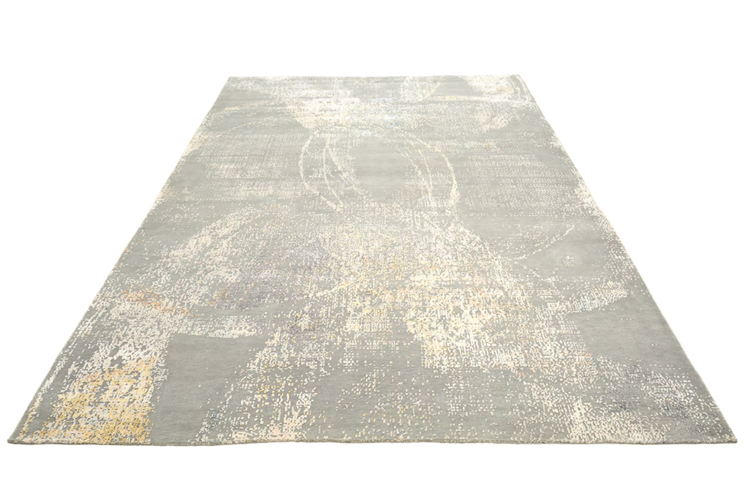 Designer tæppe - 366 x 281 cm - mørk beige