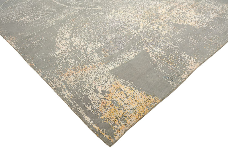 Designer tæppe - 366 x 281 cm - mørk beige