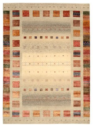 Gabbeh-tæppe - Loribaft Indus - 348 x 250 cm - flerfarvet