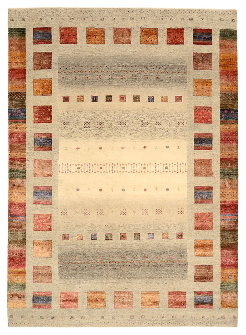 Gabbeh-tæppe - Loribaft Indus - 348 x 250 cm - flerfarvet
