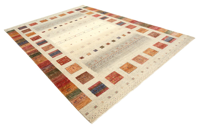 Gabbeh-tæppe - Loribaft Indus - 348 x 250 cm - flerfarvet