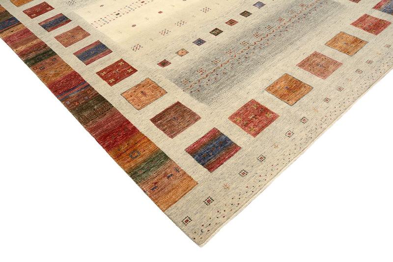 Gabbeh-tæppe - Loribaft Indus - 348 x 250 cm - flerfarvet