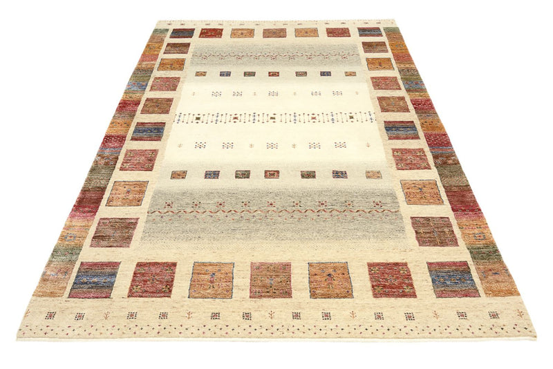 Gabbeh-tæppe - Loribaft Indus - 244 x 175 cm - flerfarvet
