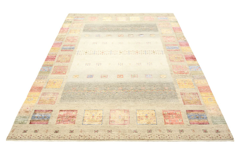 Gabbeh-tæppe - Loribaft Indus - 244 x 175 cm - flerfarvet
