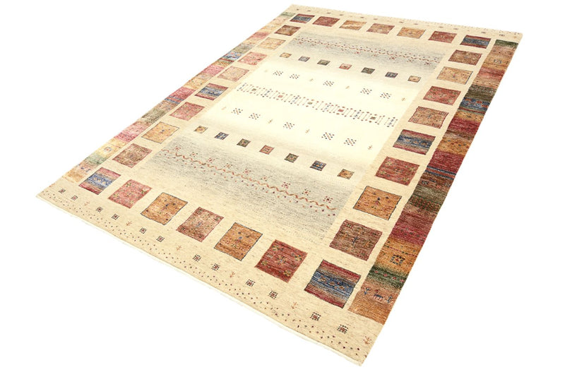 Gabbeh-tæppe - Loribaft Indus - 242 x 168 cm - flerfarvet
