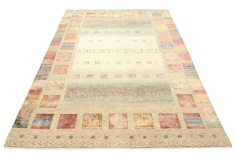 Gabbeh-tæppe - Loribaft Indus - 242 x 168 cm - flerfarvet