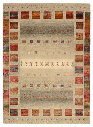 Gabbeh-tæppe - Loribaft Indus - 239 x 174 cm - flerfarvet