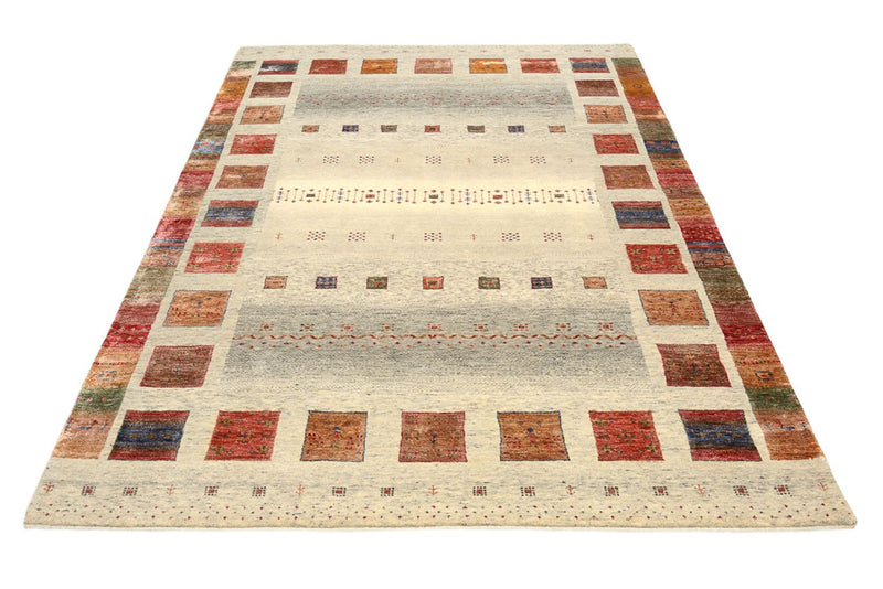Gabbeh-tæppe - Loribaft Indus - 239 x 174 cm - flerfarvet