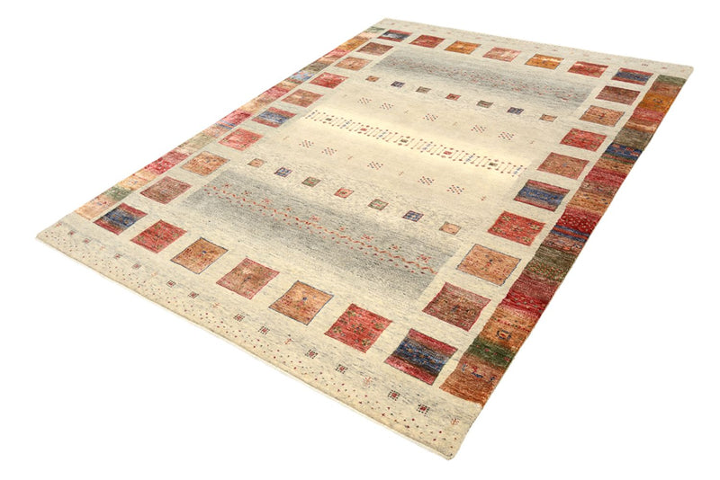 Gabbeh-tæppe - Loribaft Indus - 239 x 174 cm - flerfarvet