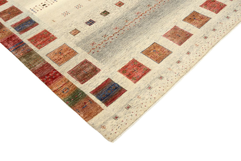Gabbeh-tæppe - Loribaft Indus - 239 x 174 cm - flerfarvet
