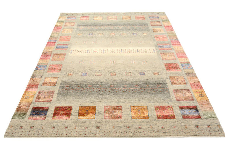Gabbeh-tæppe - Loribaft Indus - 239 x 174 cm - flerfarvet