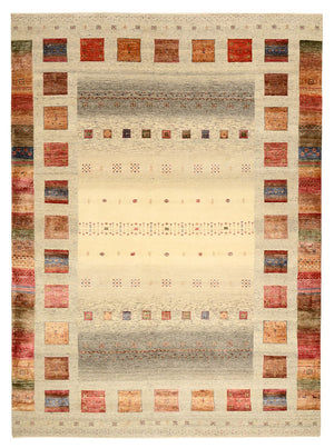 Gabbeh-tæppe - Loribaft Indus - 341 x 248 cm - flerfarvet