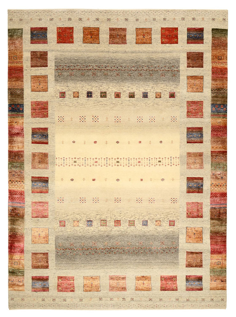 Gabbeh-tæppe - Loribaft Indus - 341 x 248 cm - flerfarvet