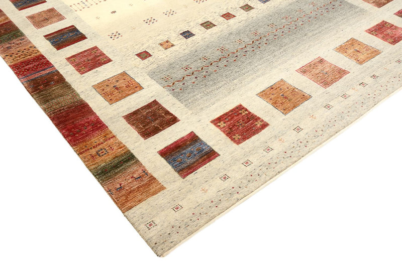 Gabbeh-tæppe - Loribaft Indus - 341 x 248 cm - flerfarvet
