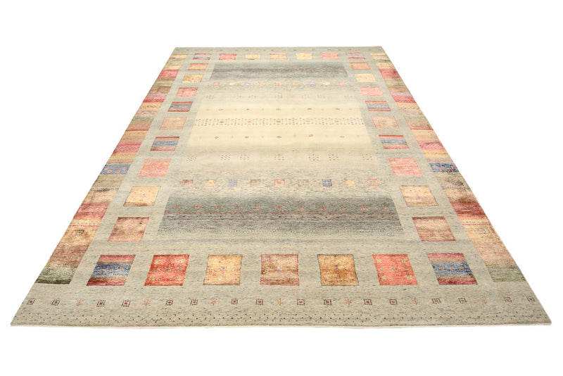 Gabbeh-tæppe - Loribaft Indus - 341 x 248 cm - flerfarvet