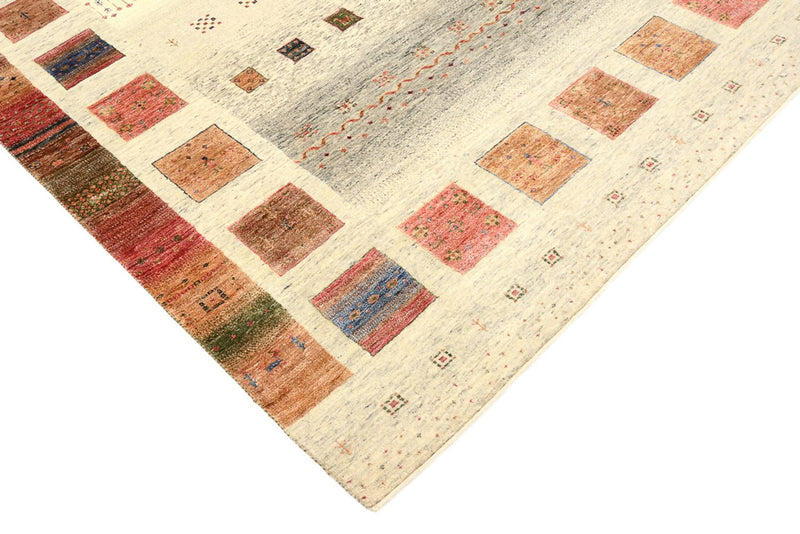 Gabbeh-tæppe - Loribaft Indus - 302 x 206 cm - flerfarvet