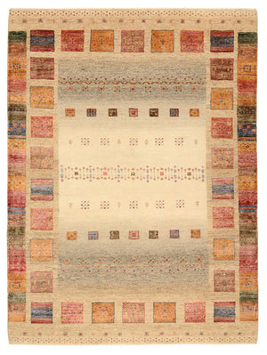 Gabbeh-tæppe - Loribaft Indus - 205 x 153 cm - flerfarvet