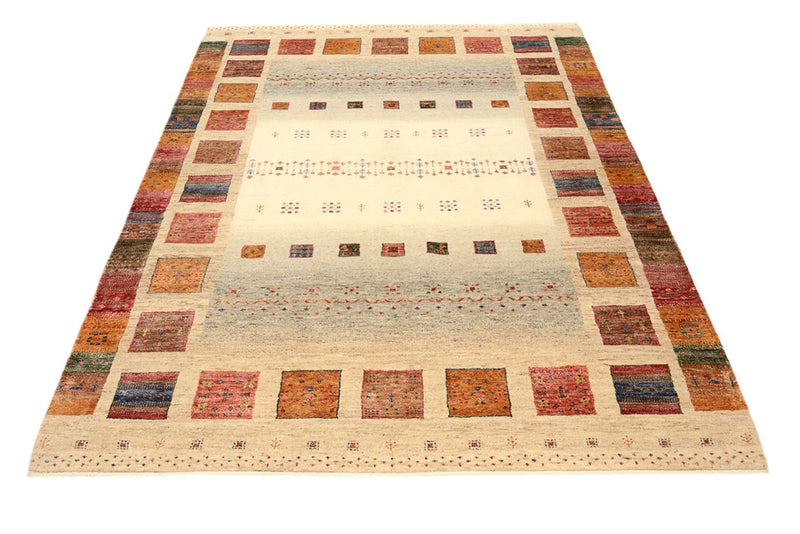 Gabbeh-tæppe - Loribaft Indus - 205 x 153 cm - flerfarvet