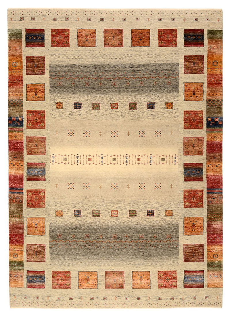 Gabbeh-tæppe - Loribaft Indus - 235 x 170 cm - flerfarvet