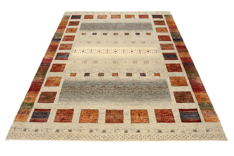 Gabbeh-tæppe - Loribaft Indus - 235 x 170 cm - flerfarvet