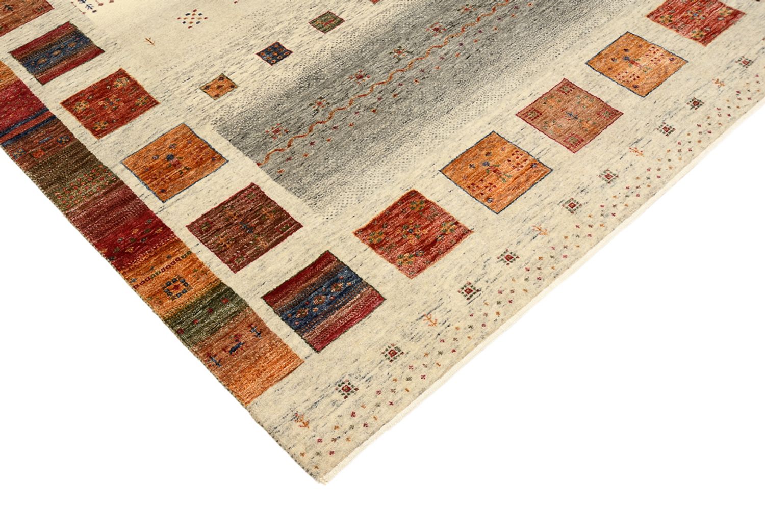 Gabbeh-tæppe - Loribaft Indus - 235 x 170 cm - flerfarvet