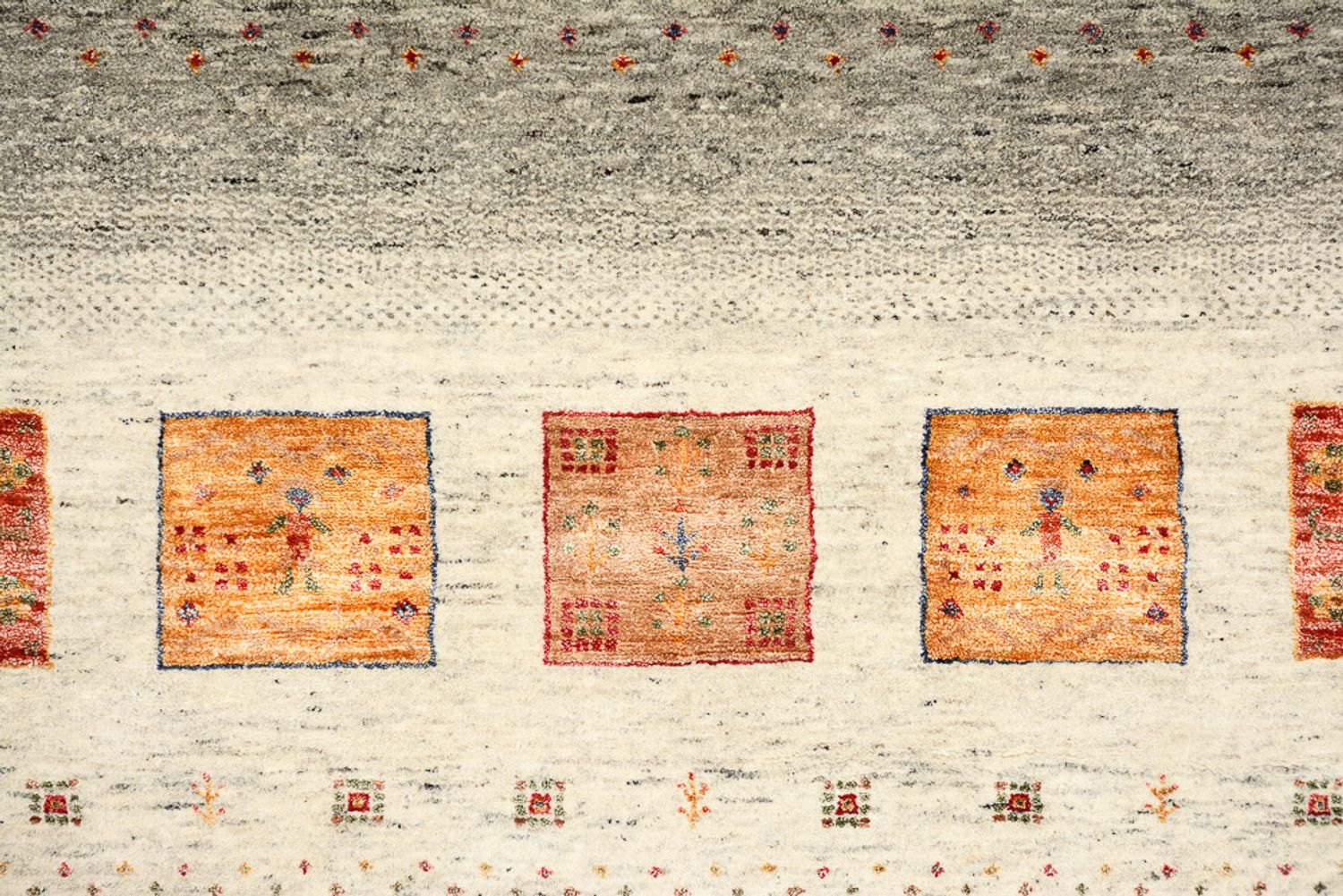 Gabbeh-tæppe - Loribaft Indus - 235 x 170 cm - flerfarvet