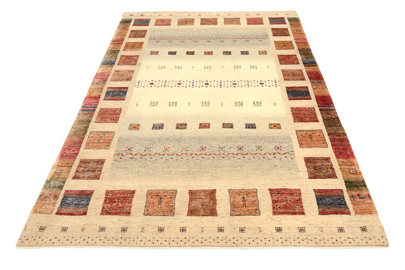 Gabbeh-tæppe - Loribaft Indus - 241 x 164 cm - flerfarvet