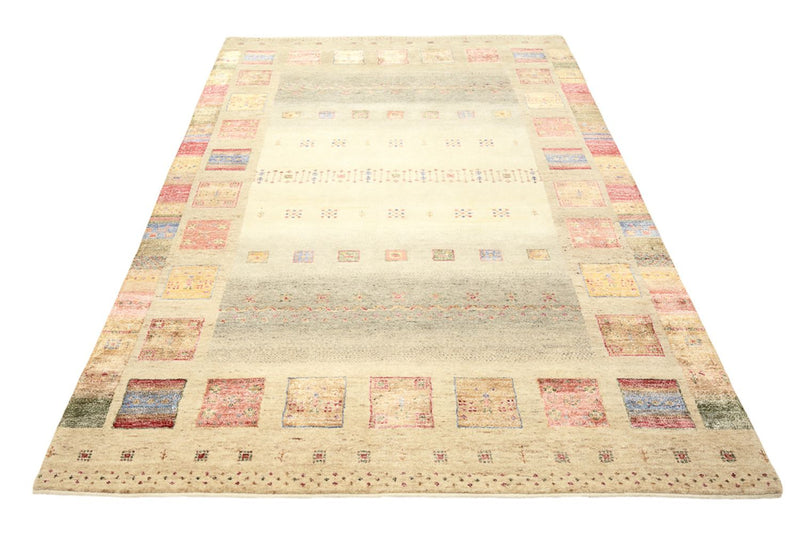 Gabbeh-tæppe - Loribaft Indus - 241 x 164 cm - flerfarvet