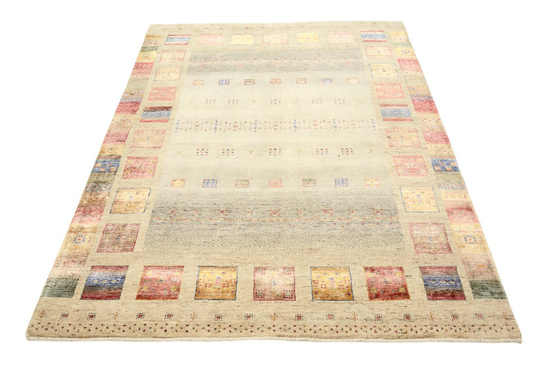 Gabbeh-tæppe - Loribaft Indus - 207 x 148 cm - flerfarvet