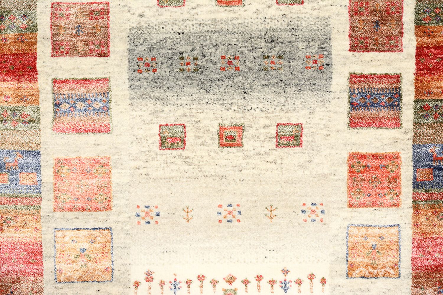 Løber Gabbeh-tæppe - Loribaft Indus - 247 x 82 cm - flerfarvet
