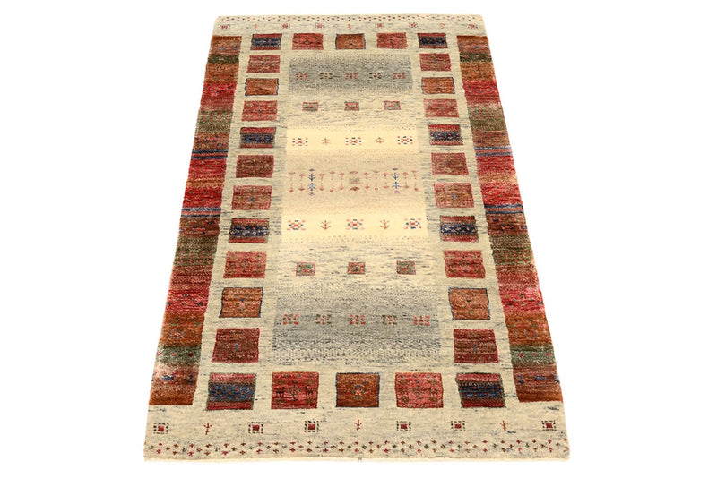 Gabbeh-tæppe - Loribaft Indus - 139 x 76 cm - flerfarvet