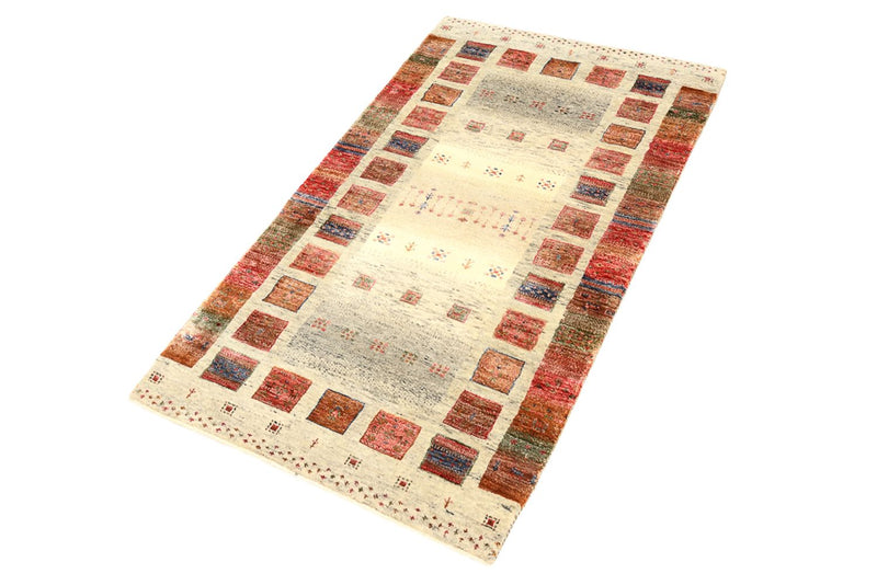 Gabbeh-tæppe - Loribaft Indus - 139 x 76 cm - flerfarvet
