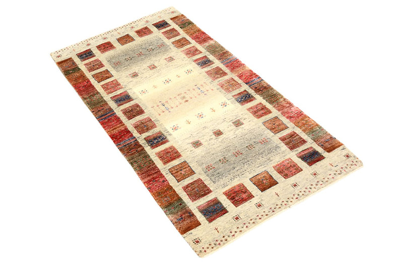 Gabbeh-tæppe - Loribaft Indus - 139 x 76 cm - flerfarvet