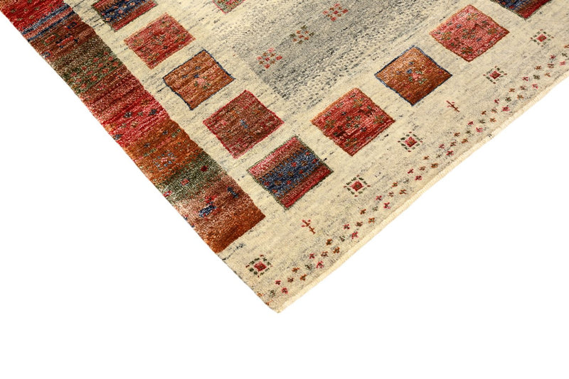 Gabbeh-tæppe - Loribaft Indus - 139 x 76 cm - flerfarvet