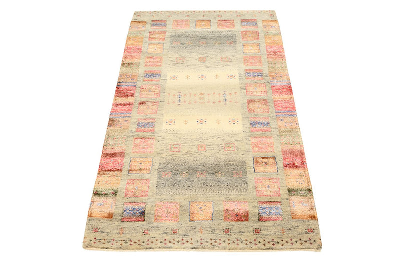 Gabbeh-tæppe - Loribaft Indus - 139 x 76 cm - flerfarvet