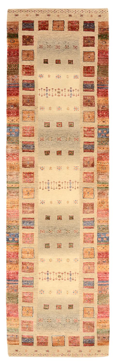 Løber Gabbeh-tæppe - Loribaft Indus - 296 x 83 cm - flerfarvet