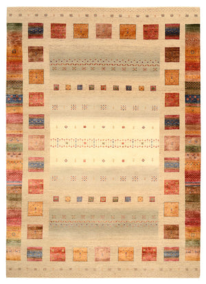 Gabbeh-tæppe - Loribaft Indus - 345 x 247 cm - flerfarvet